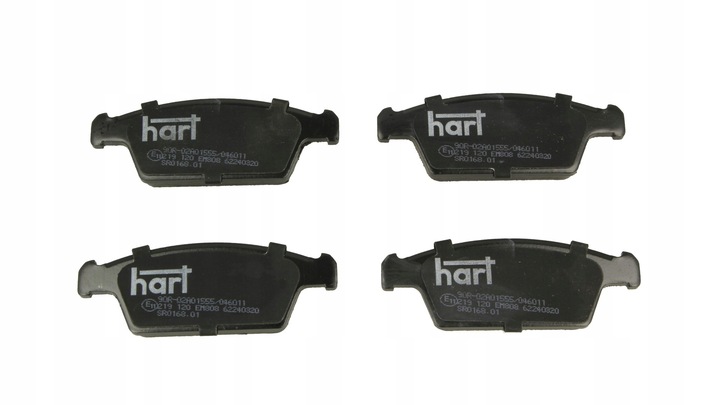 Hart 219 120 rinkinys klockow stabdžių, stabdžiai diskas