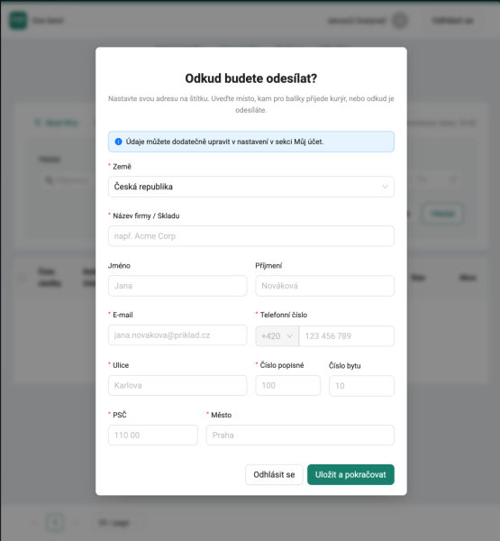 Onboarding One Send