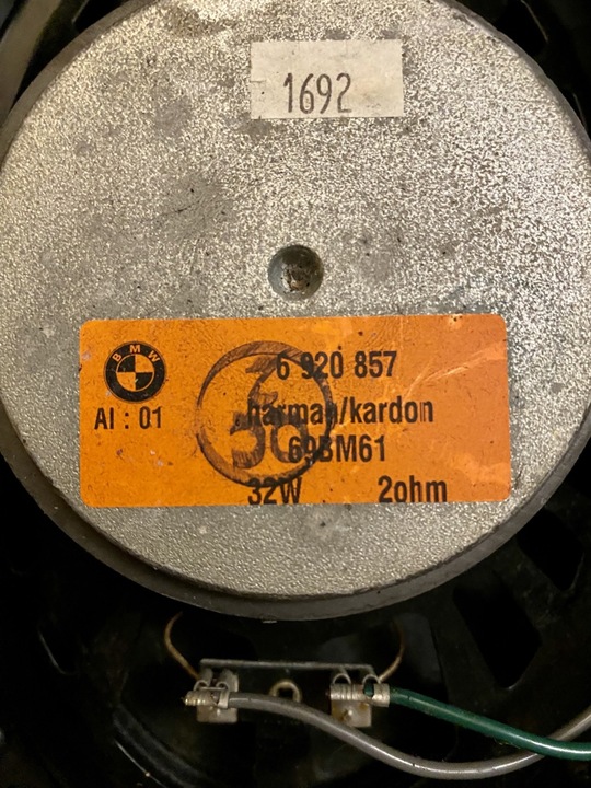 SUBWOOFER HARMAN KARDON BMW E46 COUPE NAUDOTOS AUTO DALYS