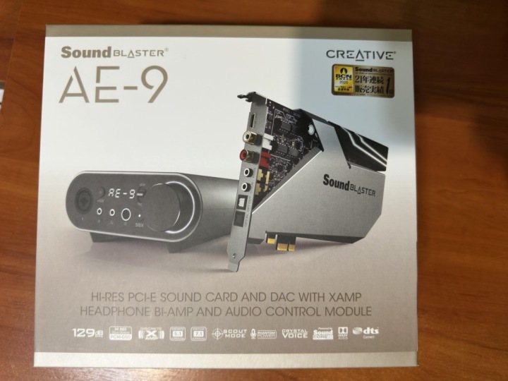 Звуковая карта sound blaster ae-9 - купить в DARSTAR