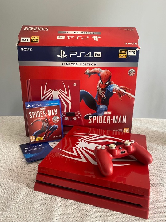 Sony 4 ps4 pro 1tb spiderman издание игра spiderman - купить