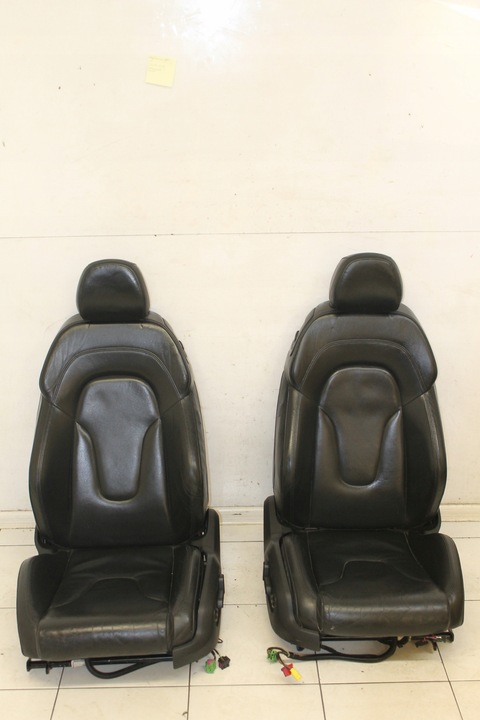 Аudi r8 420 06- сидіння аudi r8 чорне шкіра європи, фото