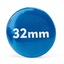 Przypinki Pinmania 32 mm niebieskie 1000 sztuk