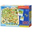 Puzzle Castorland Puzzle 100 dielikov Mapa Poľský E142
