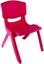 Záhradná stolička Katex plast červená