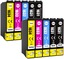 Atrament 4INK 10x-TUSZ-T1631-E1631-do-Drukarki-Epson-16-XL pre Epson čierna (black), červená (magenta), modrá (cyan), žltá (yellow)