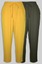 Dámske polyesterové nohavice Pantoneclo (žlté + olivové) – Combo Pack