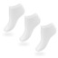 3x Ponožky členkové ponožky dámske biele bambusové vzdušné veľkosť 35-38