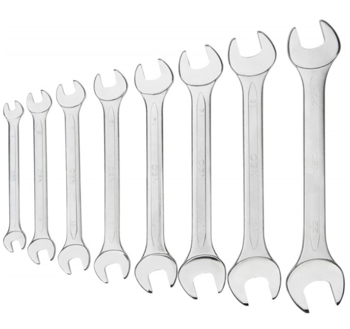 CLÉS PLAT BILATÉRAL 6-32MM 12 PCS NEO 09-852