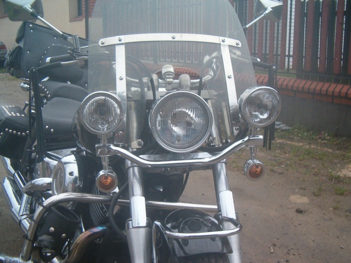 YAMAHA XVS650 DRAG STAR SUPPORT FEUX LIGHTBAR