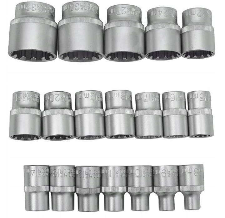 CLÉS NASADOWE DANS WALIZCE 19CZ 1/2'' 12 CATALYSEUR 8-32M