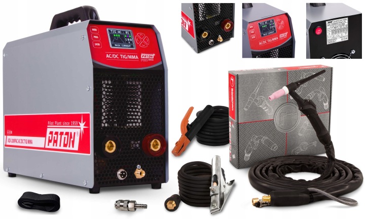 SPAWARKA INWERTOROWA INWERTER PATON ADI 200P TIG AC DC MMA PULS 200A 230V