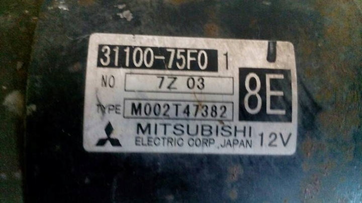 DÉMARREUR SUZUKI WAGON R+ 1.0 B 31100-75F0