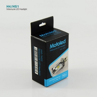 AMPOULE H4 HS1 LED VERS MOTOCYCLETTE