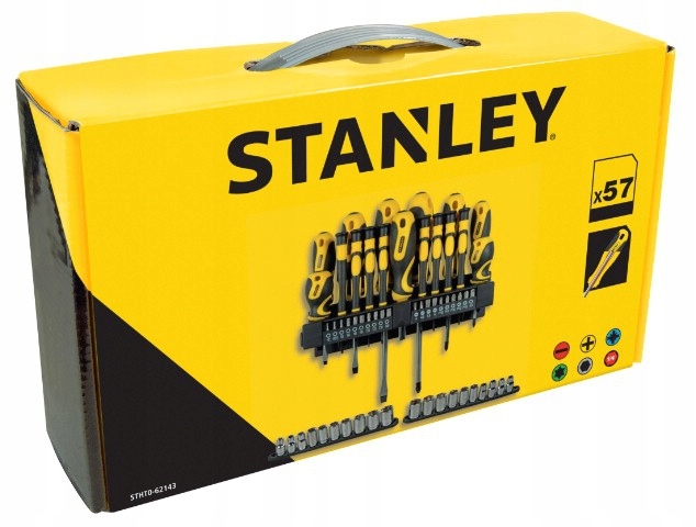 STANLEY KIT WKRETAKI BITY EMBOUTS STANLEY 57 ELEM SRUBOKRETY 62-143