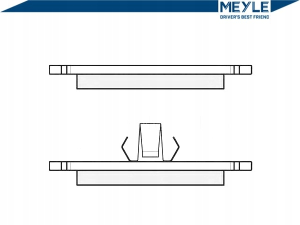 MEYLE 025 231 0315 JUEGO ZAPATAS DE FRENADO 