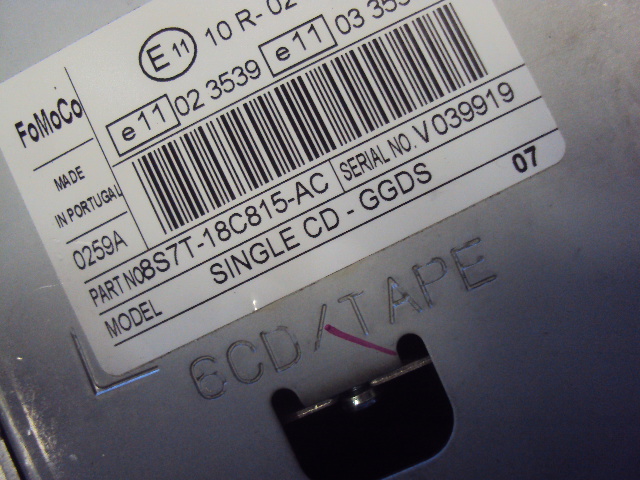RADIO AUTORADIO FORD S-MAX 2006-