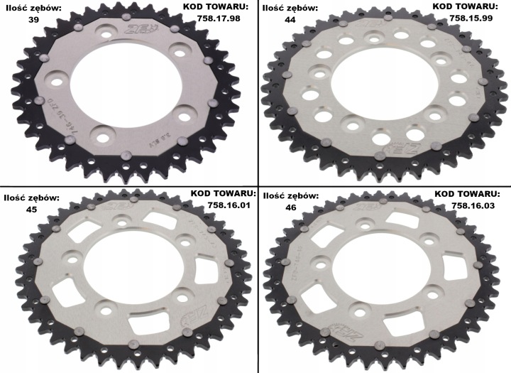 ENGRENAGE ARRIÈRE 520 ZFD 39-48Z DUCATI MONSTER 797
