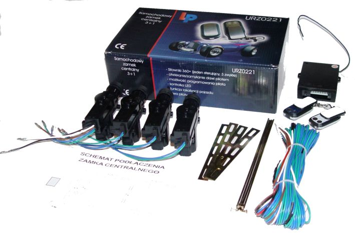 AUTOMOBILE SERRURE CENTRAL 3+1 TÉLÉCOMMANDE