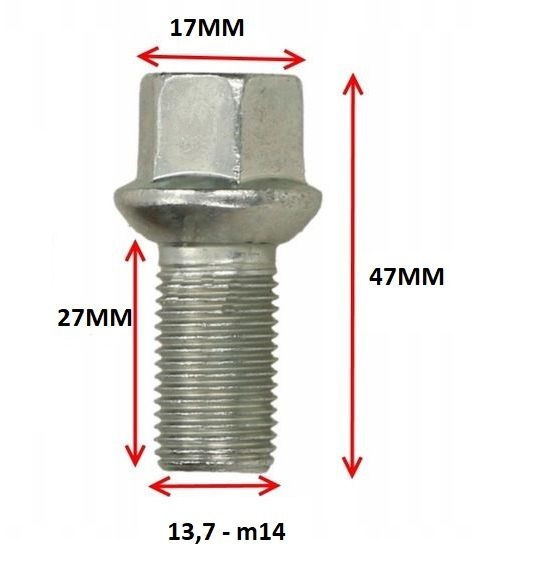 PERNO RUEDAS VW PASSAT B5 B6 B7 B8 SHARAN II TIGUAN 