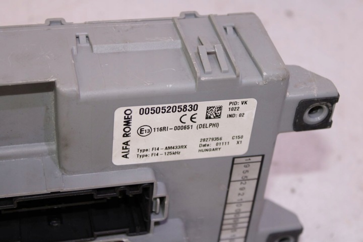 KIT DE DÉMARRAGE ORDINATEUR FUSIBLE ALFA ROMEO MITO 900T