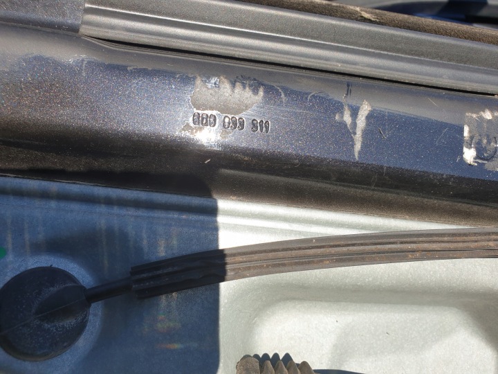 PORTES GAUCHE ARRIÈRE ARRIÈRE VW POLO IV 9N 6Q 6Q6833311