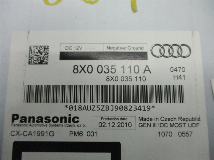 CHANGEUR CD AUDI A4 A5 S4 S5 A7 A8 Q3 8X0035110A