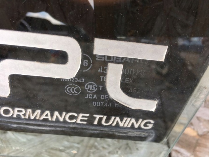 SUBARU IMPREZA WRX 07-13 VITRE DE PORTIÈRE AVANT ARRIÈRE