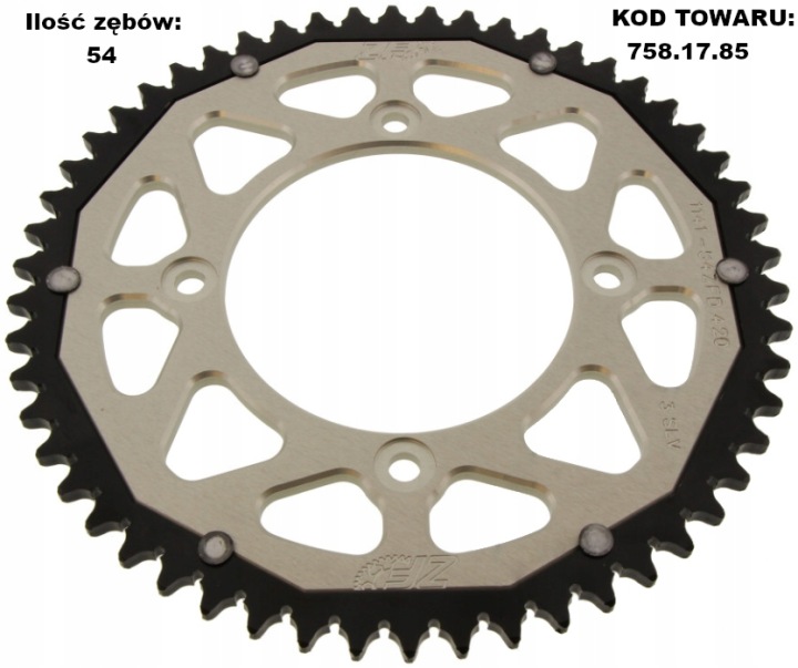 ENGRENAGE ARRIÈRE 420 ZF 50-62Z BETA RR 50 ENDURO