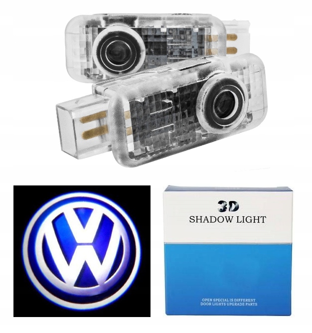 DIODO LUMINOSO LED LOGOTIPO PROYECTOR VW PASSAT B5 RESTYLING PHAETON TOUAREG 