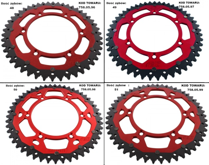 ENGRENAGE ARRIÈRE 520 ZF 41-51Z SUZUKI PORTE 400 SM