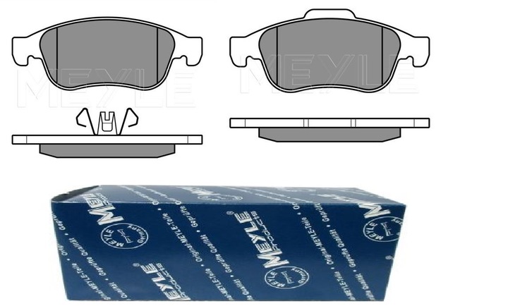 PLAQUETTES FREIN RENAULT DROIT MEGANE 0252491418 MEYLE