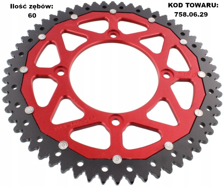 ENGRENAGE ARRIÈRE 420 ZF 50-62Z BETA RR 50 ENDURO