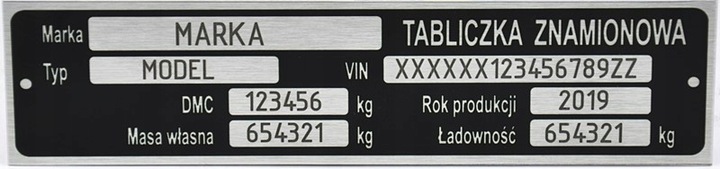 TABLA LIMPIA 148X38MM ZNAKOWANIE EN DE PRECIO ! 