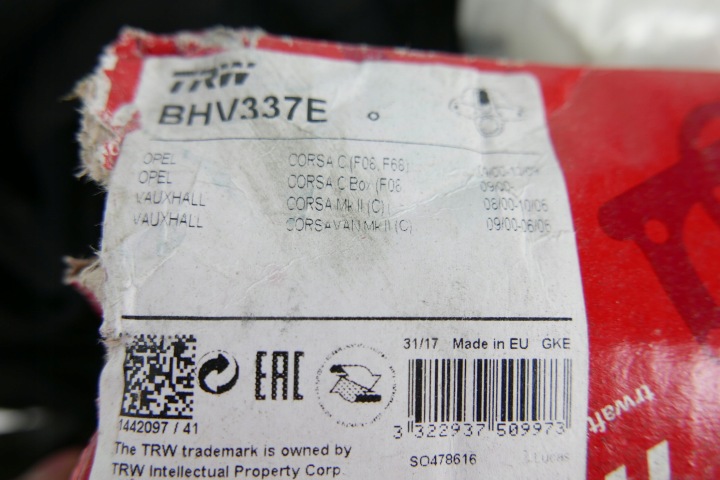 ÉTRIER DE FREIN FREIN /TRW/TRWBHV337E