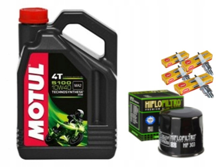 FILTRE HUILES MOTUL HF140 AVEC HUILE 10W40 4L VERS MOTOCYCLETTES HONDA NT700