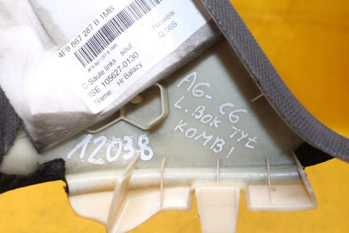 GARNITURE MONTANTS GAUCHE ARRIÈRE S-LINE A6 C6 4F9867287B