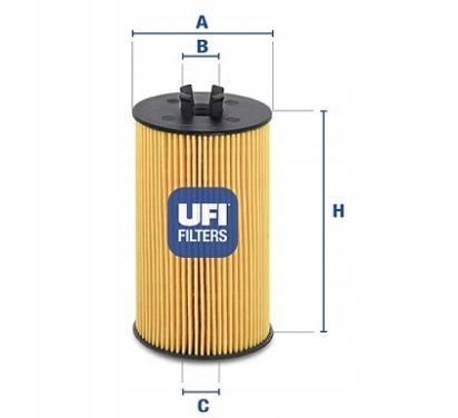 UFI FILTRAS ALYVOS 25.064.00 ALFA ROMEO CHEVROLET FI nuotrauka 2