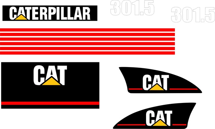 LIPDUKAI CAT 301.5 CATERPILLAR MINI EKSKAVATORIUS nuotrauka 1