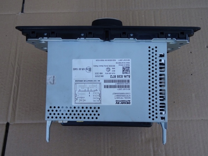 RADIO D'USINE 5JA035872 SKODA RAPID