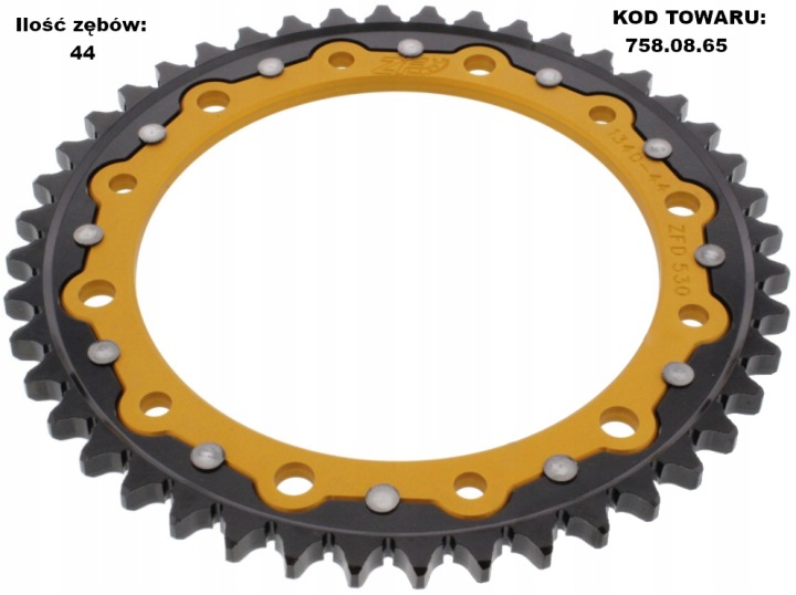 ENGRENAGE ARRIÈRE 530 ZFD 43-46Z HONDA VFR 800 X CROSS