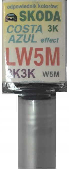 SKODA LG6Y 2A2A EMERALD GREEN PEINTURE ZAPRAWKA ARA