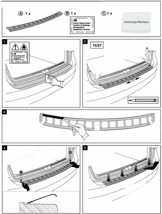 VOLVO V90 UNIVERSAL BRIDA AL PARAGOLPES BRIDA OCHRONAL DE PARAGOLPES BS 