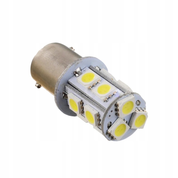 LED 13 SMD 5050 P21W R5W R10W BA15S POMARANCZOWA