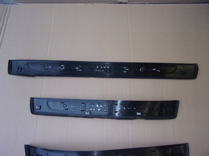 BAGUETTES SEUIL REVÊTEMENTS KIT BMW 7 E65 01- CHROME
