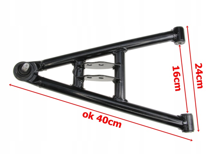 BRAS DE SUSPENSION AVANT AVANT JEU 4 PIÈCES INFÉRIEUR SUPÉRIEUR DROIT GAUCHE ATV QUAD BASHAN BS-200