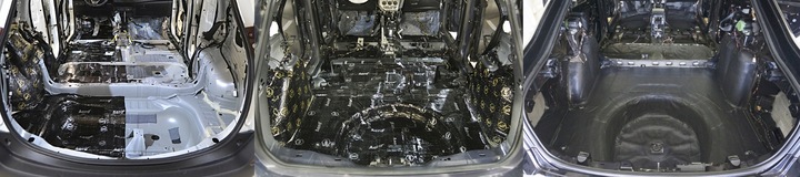 ALFOMBRILLA RECUBRIMIENTO NO BITUMINOSO 2,5MM 75X50 BUTYL BLACK GOLD PARA COCHE 