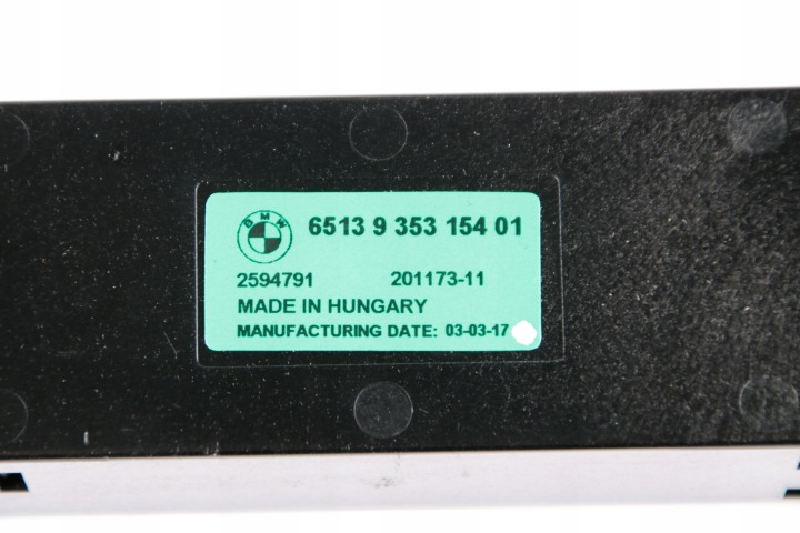 BMW G11 G12 DIPLEKSER MODULE PORTES AVANT 9353154