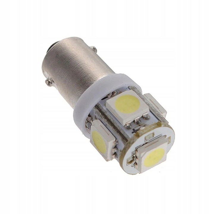 LUZ DIODO LUMINOSO LED 5 SMD 5050 T4W BA9S POSTOJOWKA POZYCJA 