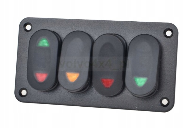 COMMUTATEUR COMMUTATEUR LED 21A 12V ROCKER SWITCH